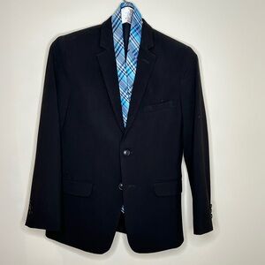 Like New Chaps boys blazer, black, size 16